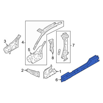 Ford OE - Left Rocker Panel Reinforcement