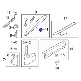 Ford OE - Front Outer Speaker