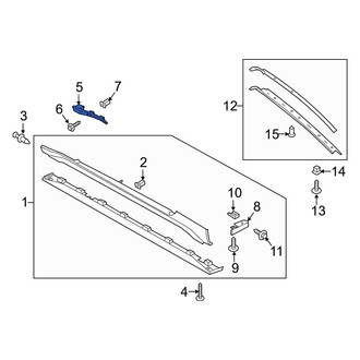 Ford OE - Left Rocker Panel Molding Bracket