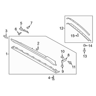 Ford OE - Pillars, Rocker & Floor - Exterior Trim