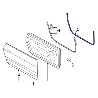 Ford OE - Front Inner Door Seal