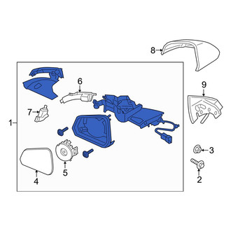 Ford OE - Front Left Door Mirror