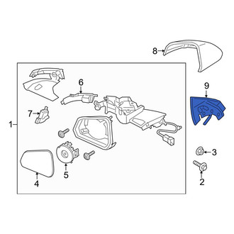 Ford OE - Front Right Inner Door Mirror Trim Ring