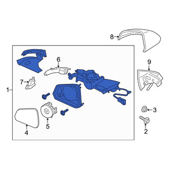 Ford OE - Front Left Door Mirror