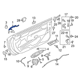 Ford OE - Front Left Outer Exterior Door Handle