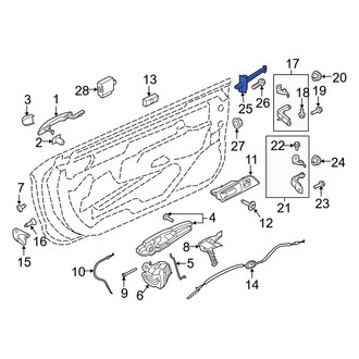 Ford OE - Front Door Check