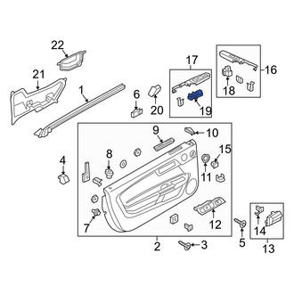 Ford OE - Left Door Window Switch