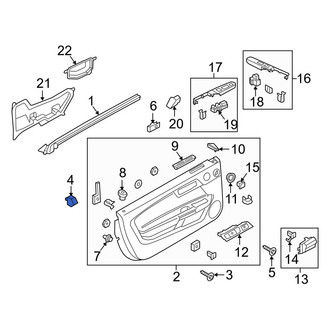 Ford OE - Door Interior Trim Panel Nut