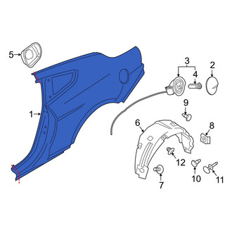Ford OE - Rear Left Outer Quarter Panel