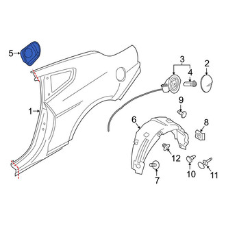Ford OE - Fuel Filler Housing Seal
