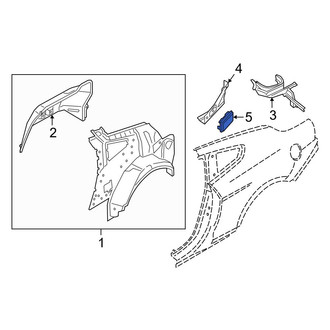 Ford OE - Rear Quarter Panel Vent