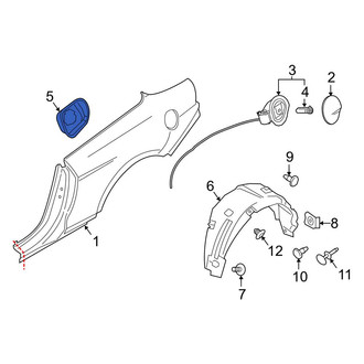 Ford OE - Fuel Filler Housing Seal