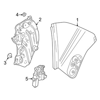 Ford OE - Quarter Panel - Glass