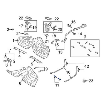 Ford OE - Fuel Tank Strap Pin