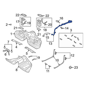 Ford OE - Fuel Tank Filler Neck