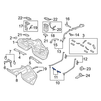 Ford OE - Fuel Tank Strap Pin