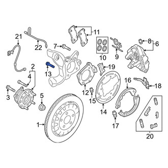 Ford OE - Suspension Knuckle Bolt