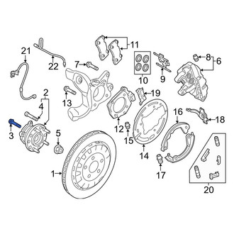 Ford OE - Suspension Knuckle Bolt