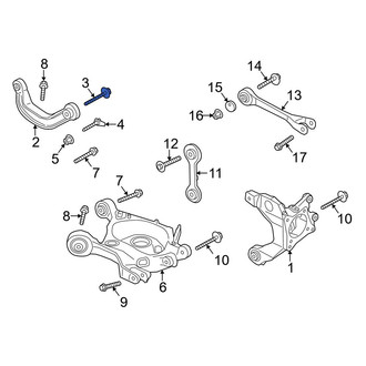 Ford OE - Upper Outer Suspension Control Arm Bolt