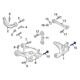 Ford OE - Rear Lower Suspension Control Arm Bolt