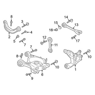 Ford OE - Rear Suspension - Suspension Components (Shelby GT350 / Shelby GT350R)