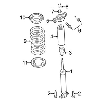 Ford OE - Rear Suspension - Shocks & Components