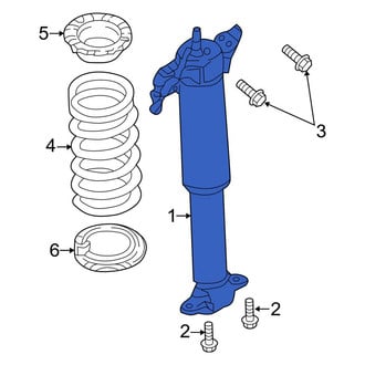 Ford OE - Rear Left Suspension Shock Absorber
