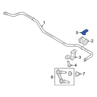 Ford OE - Suspension Stabilizer Bar Bracket Nut