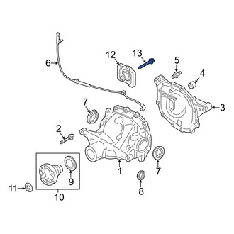 Ford OE - Front Suspension Crossmember Bolt