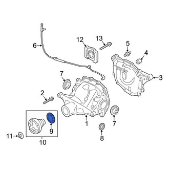 Ford OE - Rear Differential Drive Pinion Oil Deflector