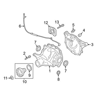 Ford OE - Rear Suspension - Axle & Differential (Carrier)