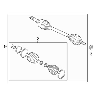 Ford OE - Rear Suspension - Drive Axles