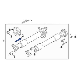 Ford OE - Front Drive Shaft Bolt