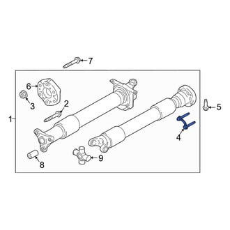 Ford OE - Rear Drive Shaft Bolt
