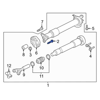 Ford OE - Front Drive Shaft Bolt