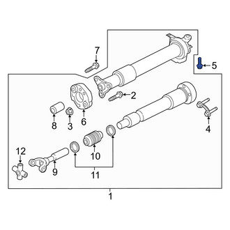 Ford OE - Rear Drive Shaft Bolt