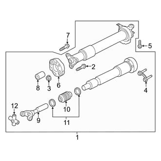 Ford OE - Rear Suspension - Drive Shaft (5.0L Standard Tr)