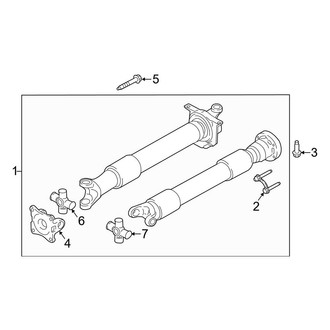Ford OE - Rear Suspension - Drive Shaft (5.0L Automatic Tr)