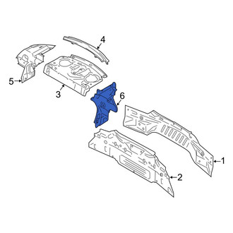 Ford OE - Rear Left Package Tray Reinforcement