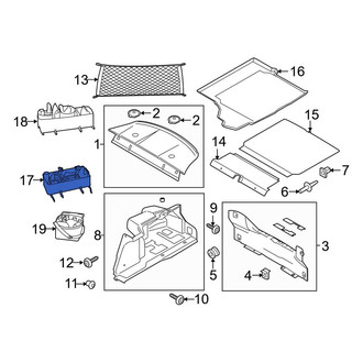 Ford OE - Rear Trunk Floor Storage Box