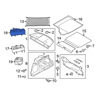 Ford OE - Rear Trunk Floor Storage Box