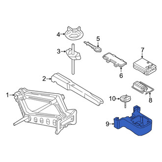 Ford OE - Rear Trunk Floor Storage Box