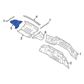 Ford OE - Rear Right Package Tray Reinforcement