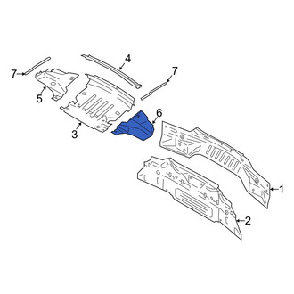 Ford OE - Rear Left Package Tray Reinforcement