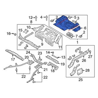 Ford OE - Rear Right Floor Extension
