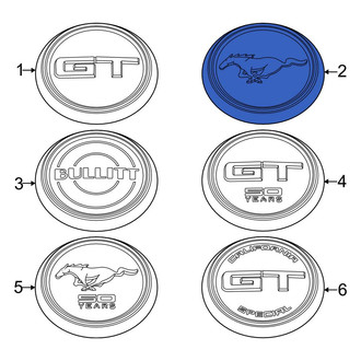 Ford OE - Rear Deck Lid Emblem