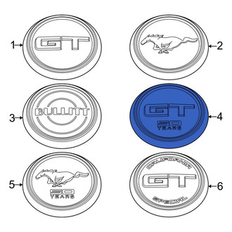 Ford OE - Rear Deck Lid Emblem
