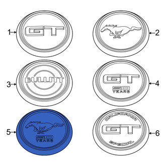 Ford OE - Rear Deck Lid Emblem