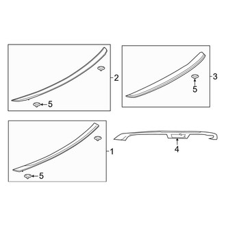 Ford OE - Trunk Lid - Spoiler (EcoBoost / EcoBoost Premium / GT / GT Premium / V6 Coupe)