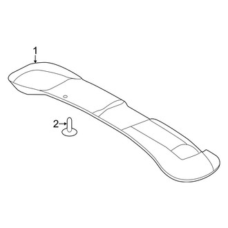 Ford OE - Trunk Lid - Interior Trim (EcoBoost / EcoBoost Premium / GT / GT Premium / Shelby GT350 / Shelby GT350R / V6 Coupe)